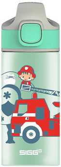Gertuvė su šiaudeliu SIGG Miracle Fireman 0.4 l
