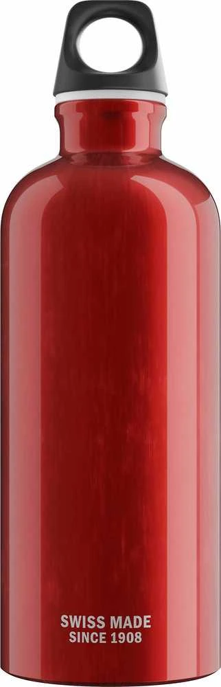 Gertuvė SIGG Alu Drinking Traveller 0.6L, raudona