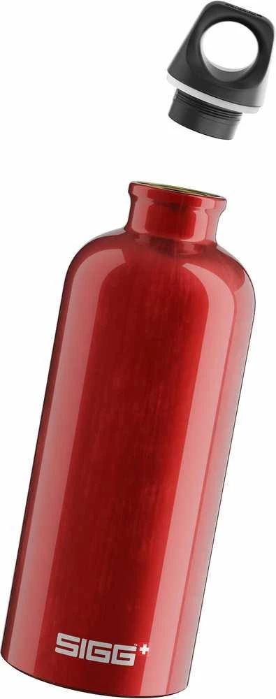 Gertuvė SIGG Alu Drinking Traveller 0.6L, raudona