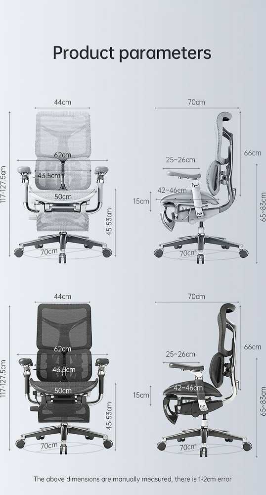 Sihoo Doro S300 -ergonominen toimistotuoli jalkatuella, valkoinen