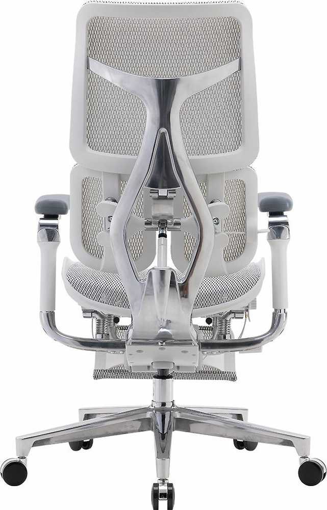 Sihoo Doro S300 -ergonominen toimistotuoli jalkatuella, valkoinen