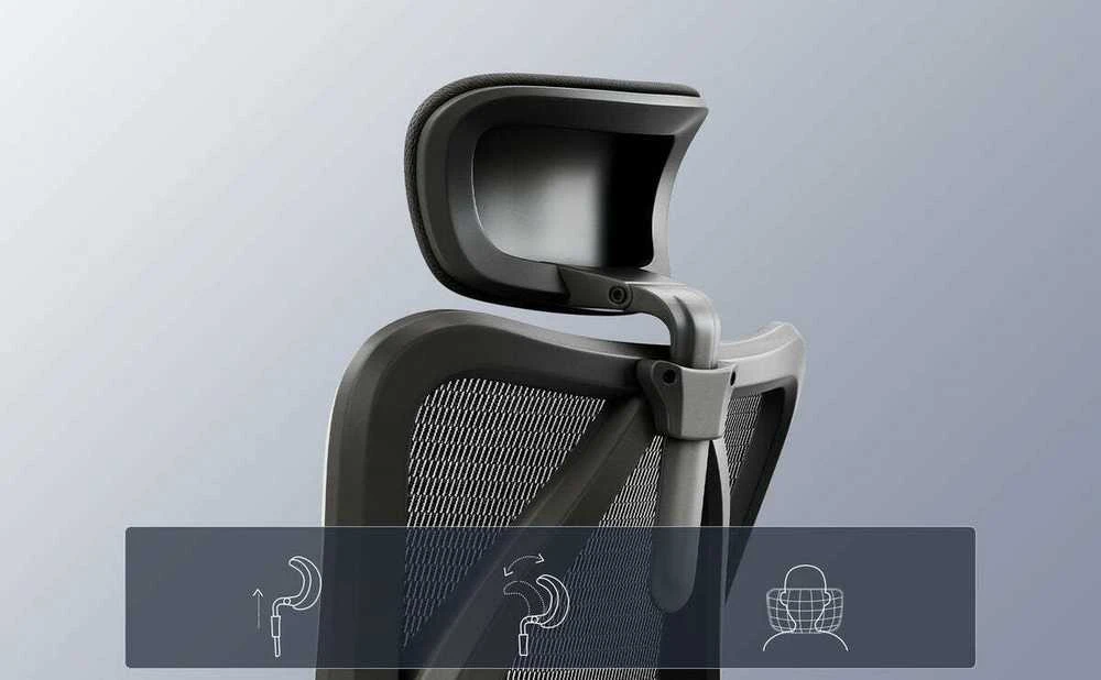 Ergonominė biuro kėdė Sihoo M18, Juoda