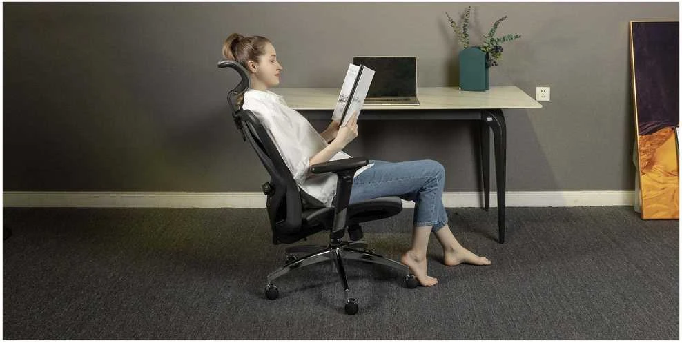 Ergonominė biuro kėdė Sihoo M57, Pilka