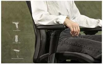 Ergonominė biuro kėdė Sihoo M57, Pilka