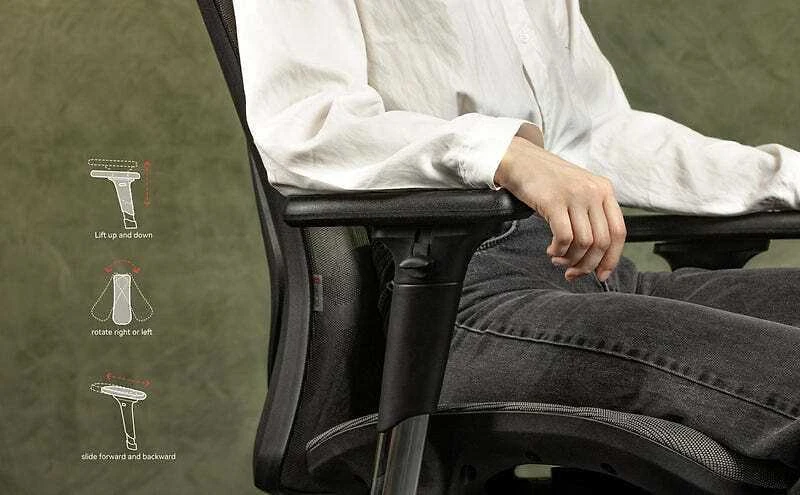 Ergonominė biuro kėdė Sihoo M57, Pilka