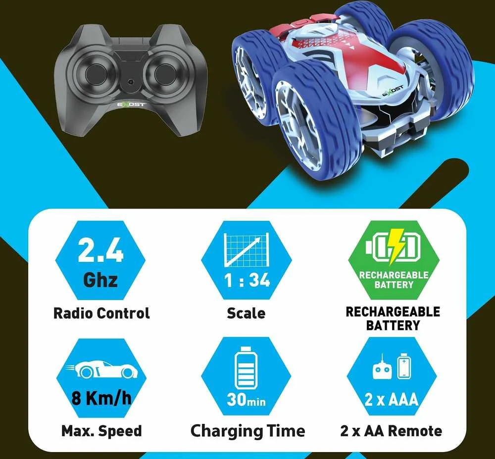 Mašinėlė Mini Flip Neo EXOST R/C 1:34