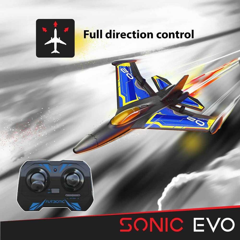 Radijo bangomis valdomas lėktuvas „Sonic Evo“  FLYBOTIC, 31 cm