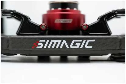 Žaidimų vairas SIMAGIC FX Pro su spalvotu ekranu, pilnai anglies pluošto, su šešiomis mentelėmis, QR50 jungikliu