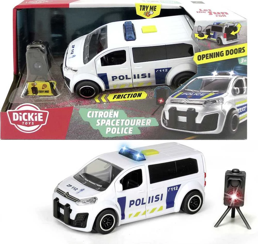 Simba Dickie Group „Dickie Toys“ „Citroën Space Tourer“ policijos automobilis ir radaras