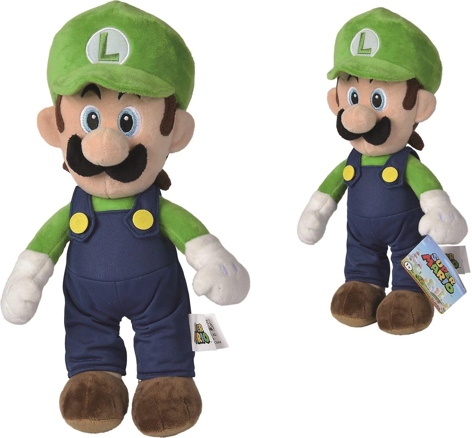 Simba Toys Nintendo Super Mario Luigi pliušinis žaislas, 30cm
