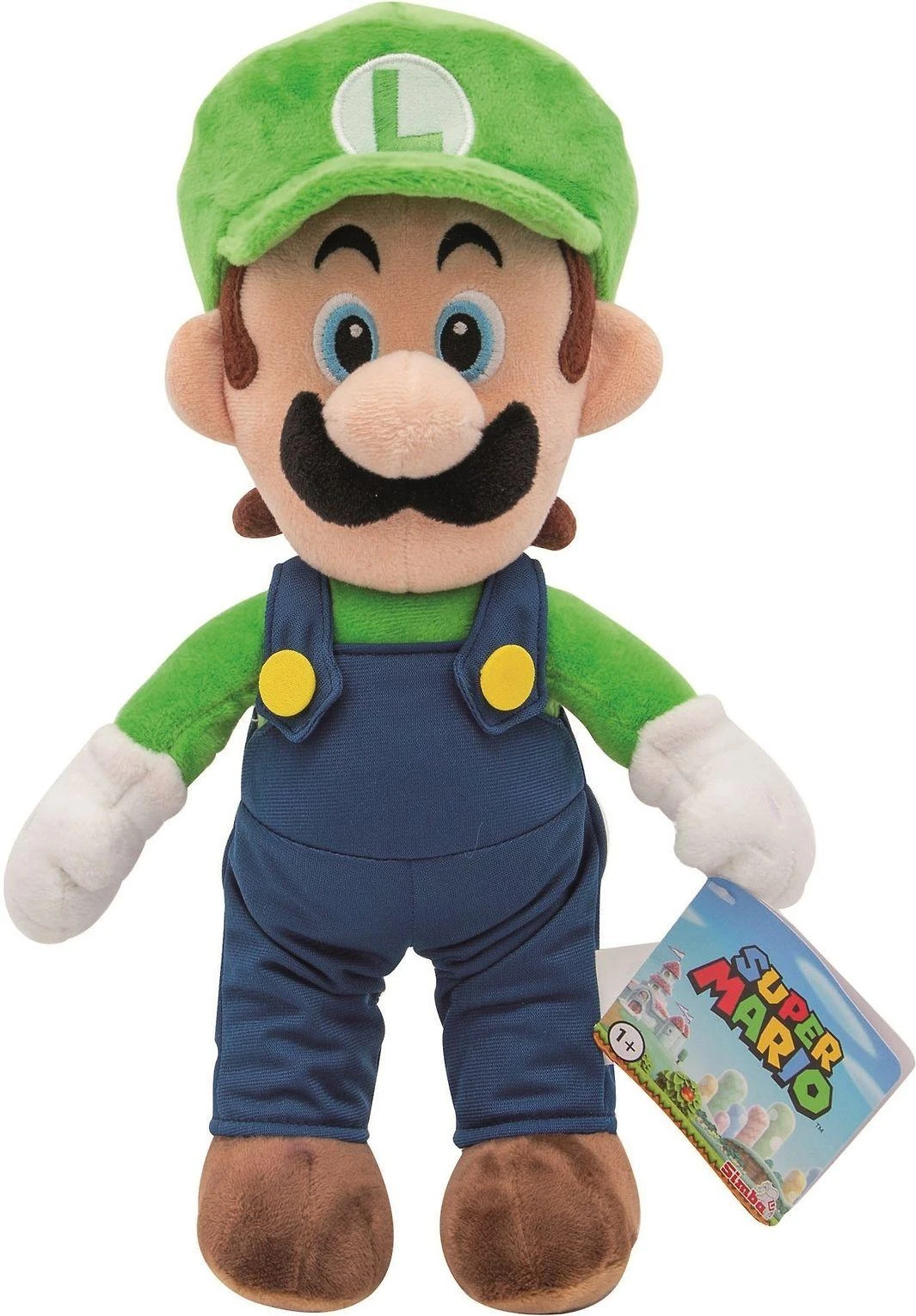 Simba Toys Nintendo Super Mario Luigi pliušinis žaislas, 30cm