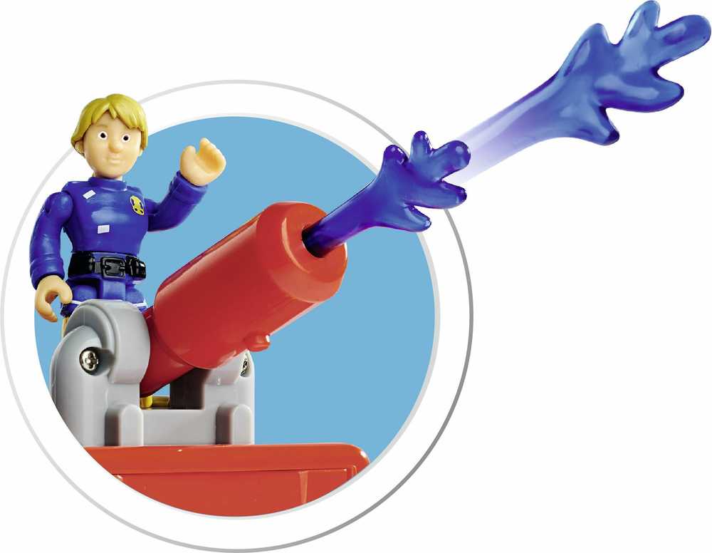 Simba Fireman Sam Fire Engine Venus 2.0 žaislinė transporto priemonė (geltona / oranžinė, su paveikslėliu)