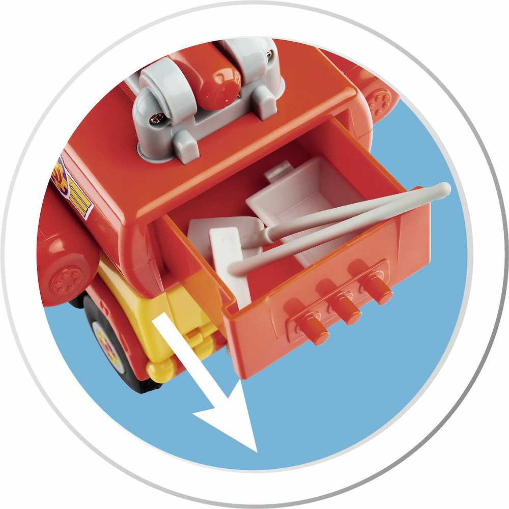 Simba Fireman Sam Fire Engine Venus 2.0 žaislinė transporto priemonė (geltona / oranžinė, su paveikslėliu)