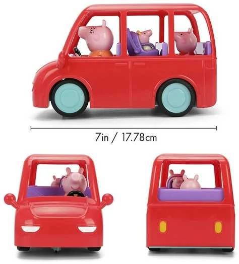 Peppa Pigjada Jada - Peppa Pig - nuotoliniu būdu valdomas šeimos automobilis (9336368314R00)