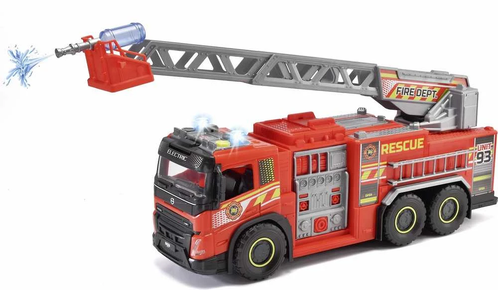 Gelbėjimo automobilis Dickie Volvo Big Raudona Fire Engine, 51 cm
