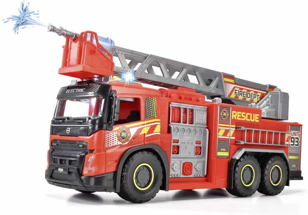 Gelbėjimo automobilis Dickie Volvo Big Raudona Fire Engine, 51 cm