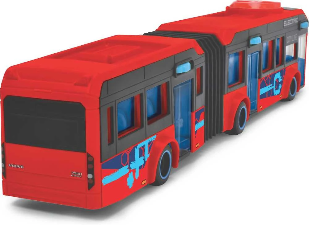 Autobús Urbano Volvo City De 40 Cm Con Dirección Articulada Y Apertura De Puertas – Licencia Oficial, Juguete Realista Para Niños A Partir De 3 Años