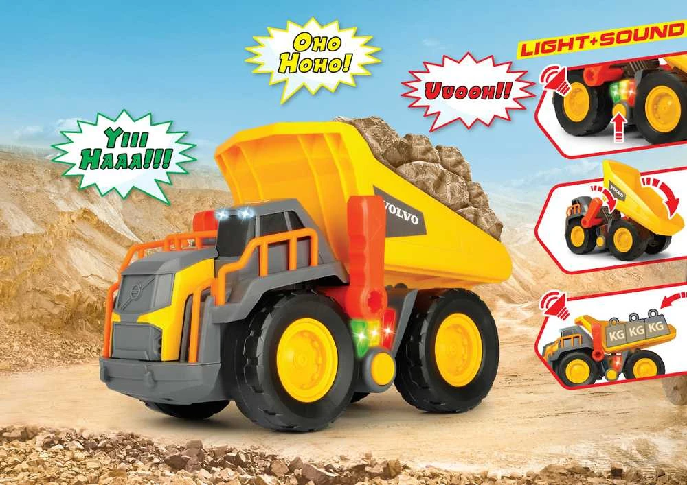 „Dickie Construction Volvo Tipper“ 30 cm