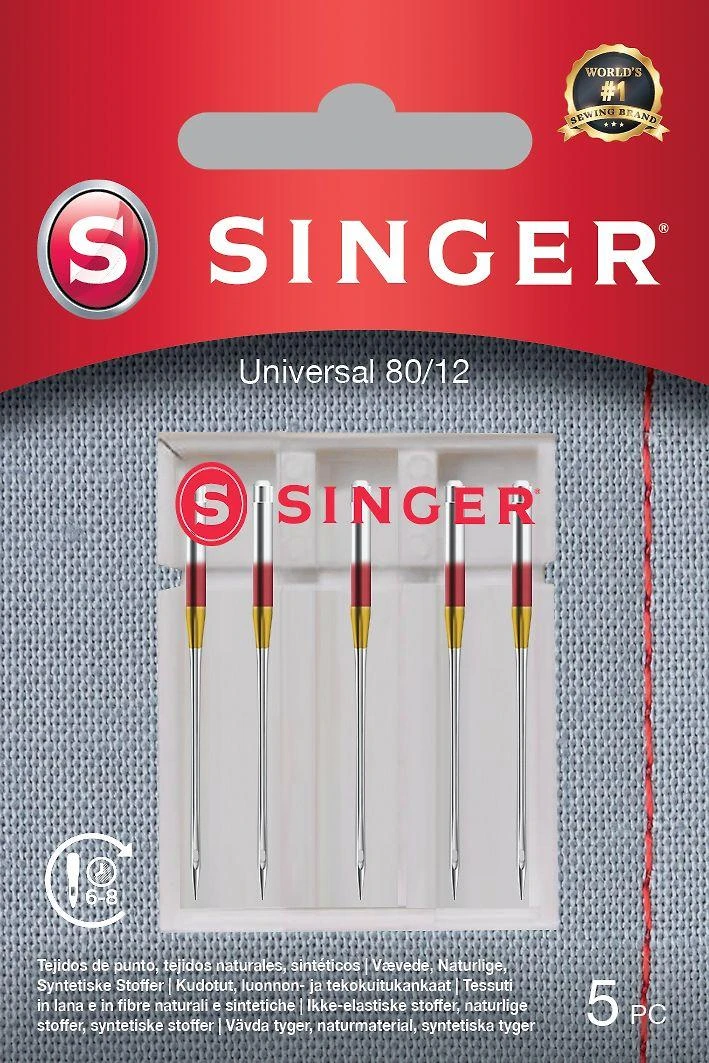 Singer Dainininkas | Universali adata 80/12 5PK audiniams audiniams
