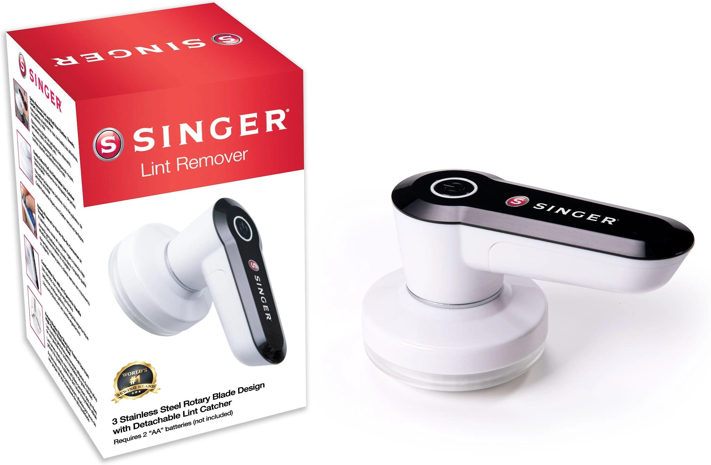 Singer | Lint Remover | 22001500206 | AA batteries | Baltas