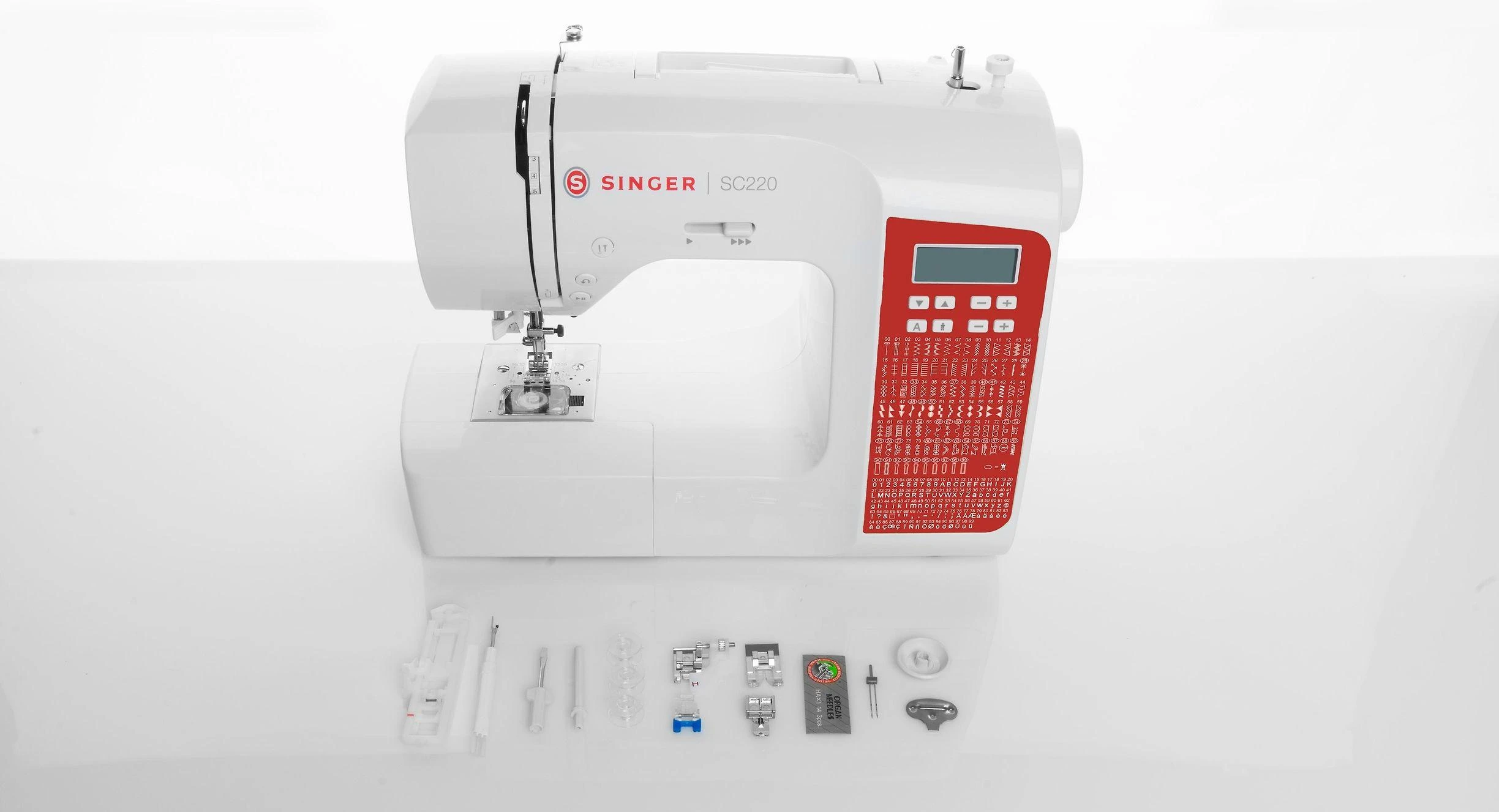 Siuvimo mašina Singer SC220-RD -ompelukone
