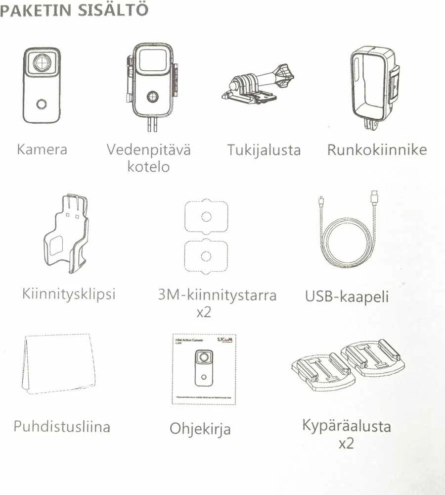 Veiksmo kamera SJCAM C200