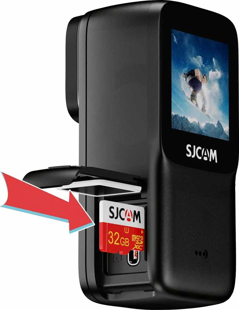 SJCAM C200 PRO Sports Camera Juodas