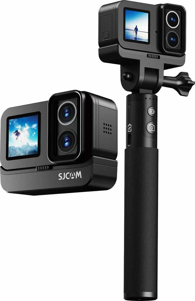 SJCAM SJ20 sports camera + auto-charge holder Juodas
