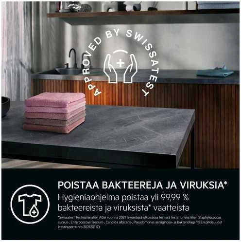 Skalbimo mašina AEG 7000 ProSteam Autodose kuivaava pyykinpesukone (LWR734E16Q)
