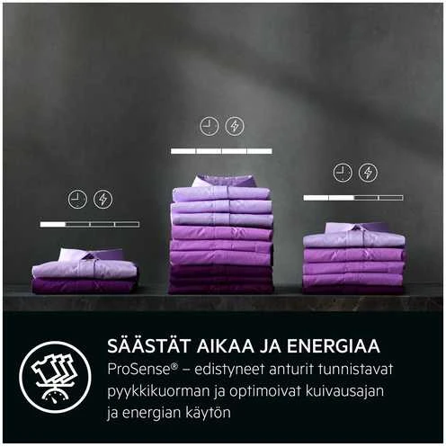 Džiovyklė AEG 9000 AbsoluteCare Plus kuivausrumpu (TR934L95L)