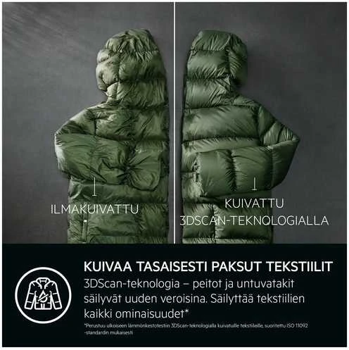 Džiovyklė AEG 9000 AbsoluteCare Plus kuivausrumpu (TR934L95L)