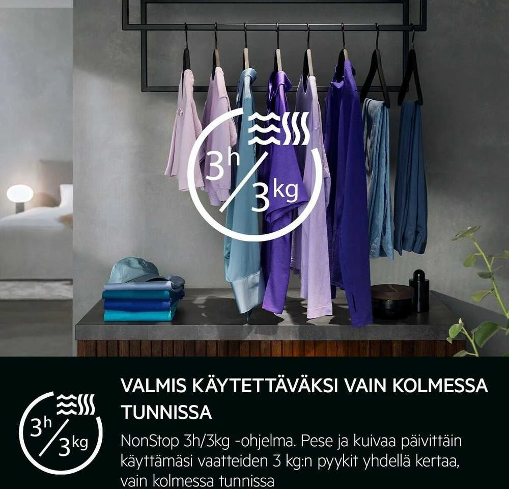 Skalbimo mašina su džiovykle AEG LWR962C16H