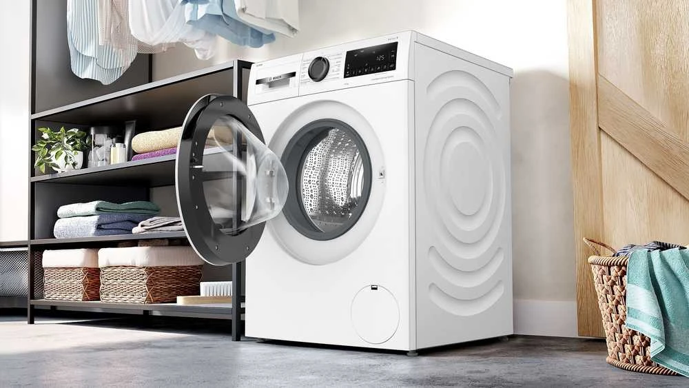 Bosch | Skalbimo mašina | WGG254FVSN | Energy efficiency class A | Front loading | Skalbimo talpa 10 kg | 1400 RPM | Gylis 63 cm | Plotis 60 cm | Ekranas | LED | Steam function | Baltas