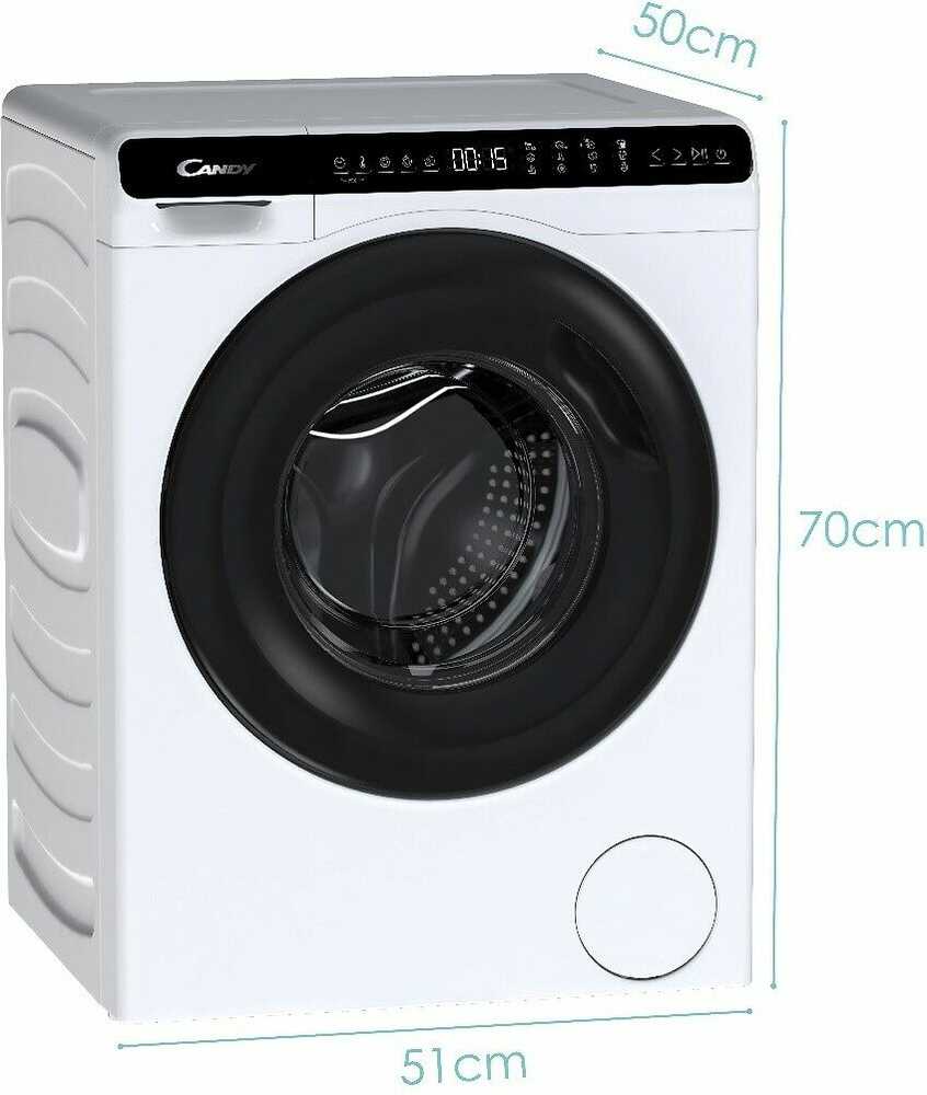 Lave-linge Candy CW50BP12307S 5kg, 1200tr/min, Blanc, Charge