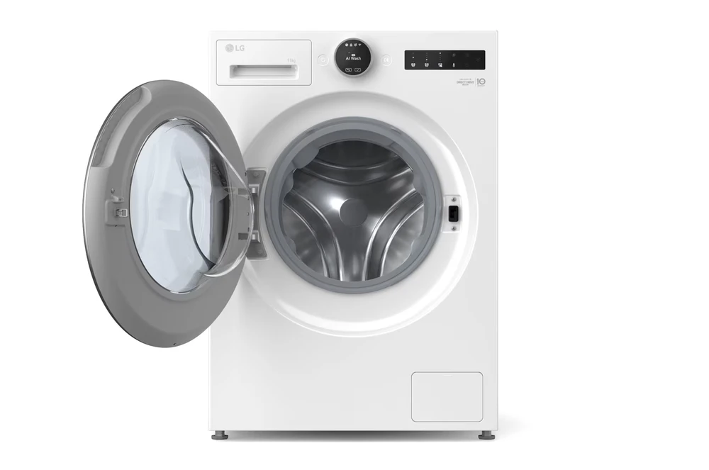 Skalbimo mašina LG F4X7011TWS, 11 kg, balta, A klasė, LCD ekranas, TurboWash360™, AI DD™, Wi-Fi