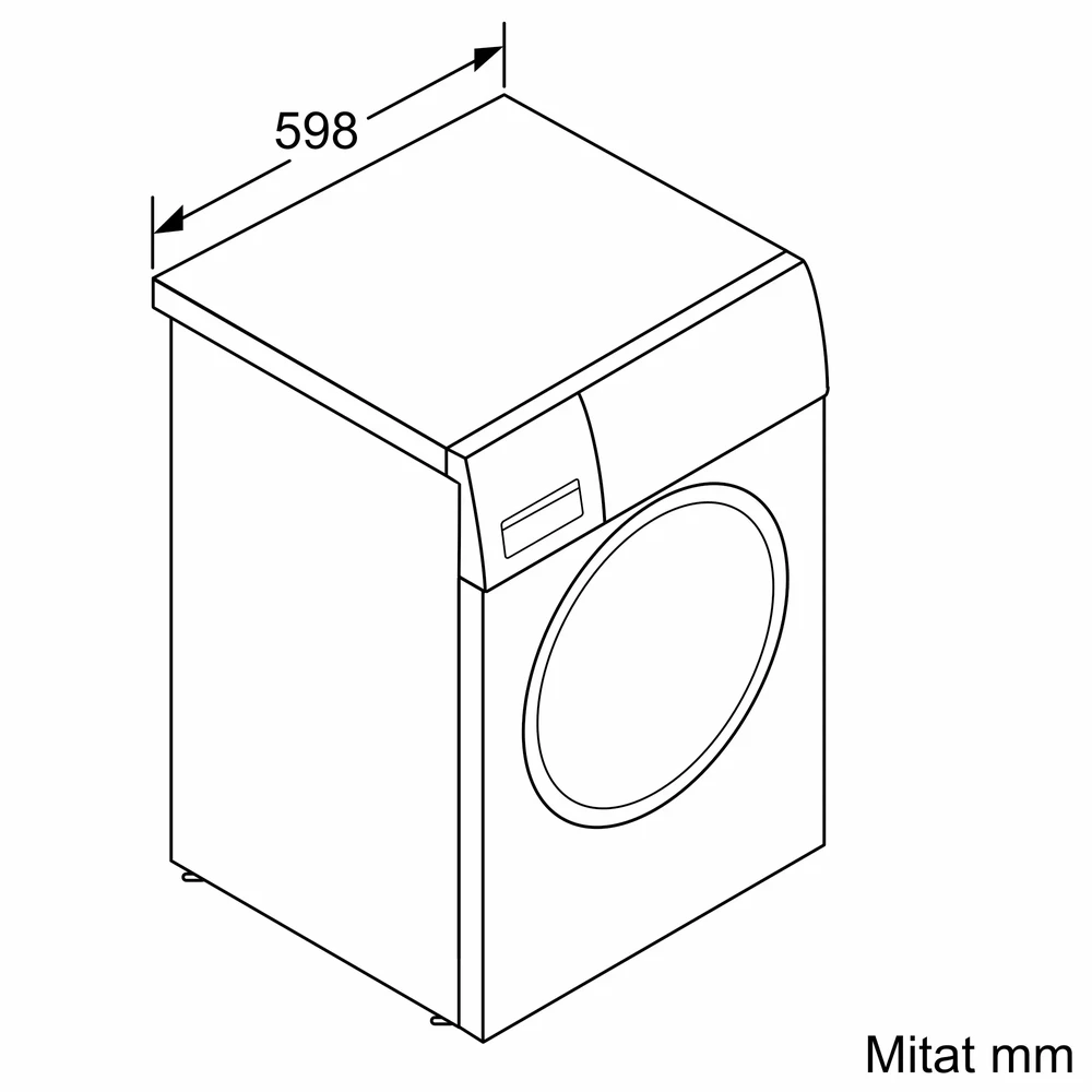 Skalbimo mašina Siemens WG54G2ZWDN iQ500, 10 kg