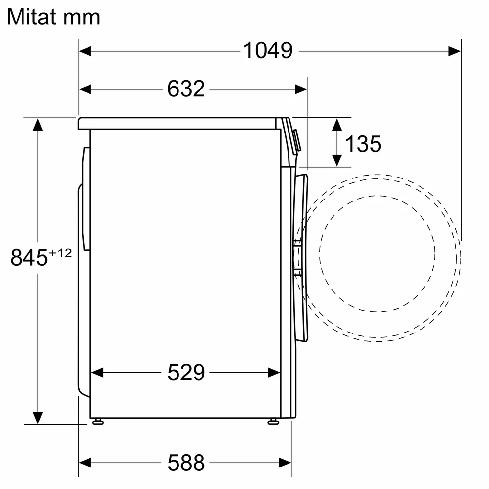 Skalbimo mašina Siemens WG54G2ZWDN iQ500, 10 kg