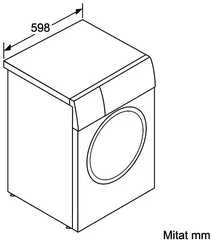Skalbimo mašina Siemens WG56G2FIDN iQ500 pyykinpesukone