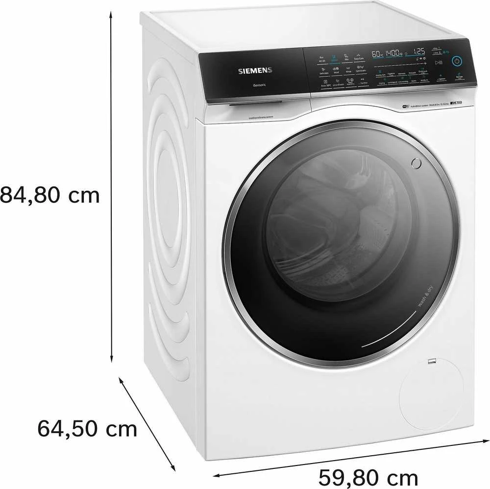 Skalbimo mašina Siemens WN54C2A0DN iQ700 kuivaava pesukone