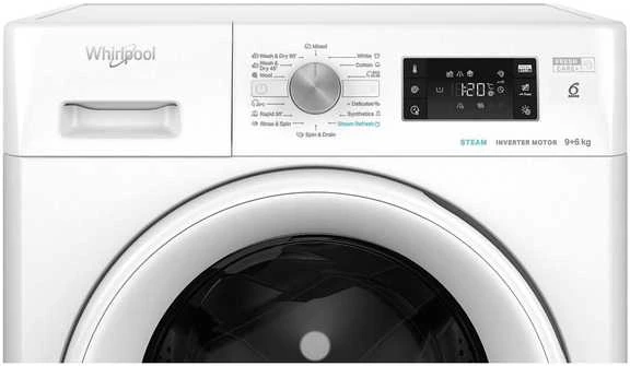 Skalbimo mašina Whirlpool FFWDB 964489 WV EE kuivaava pesukone