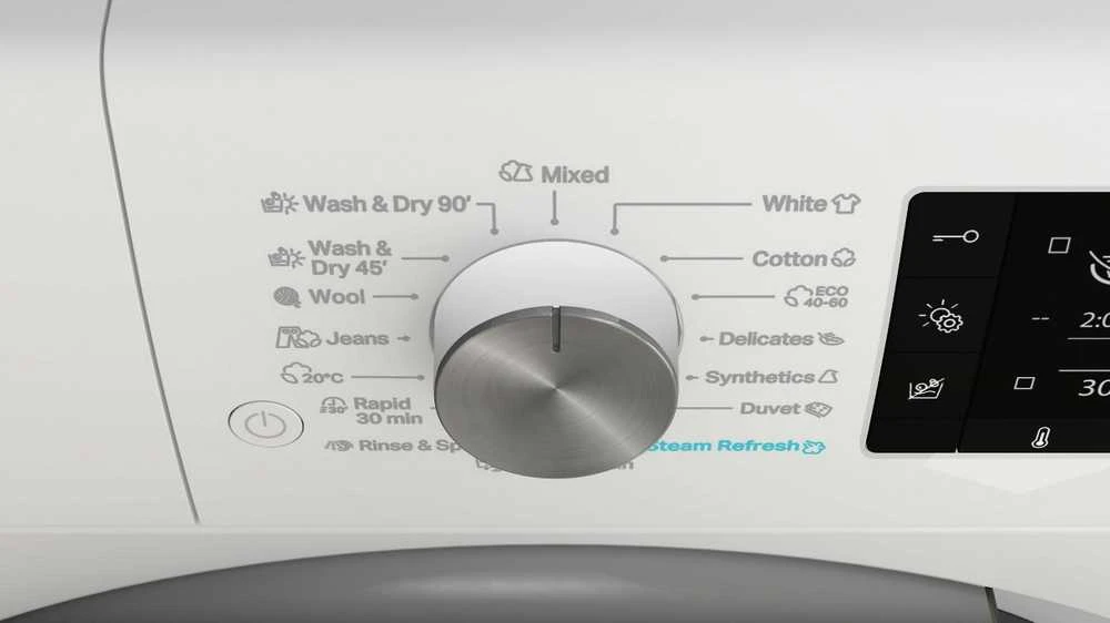 Skalbimo mašina Whirlpool laisvai pastatoma skalbyklė-džiovyklė: 10,0kg - FFWDD 1076258 SV EE
