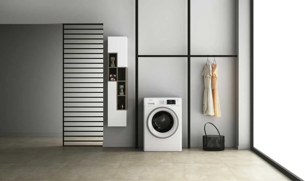 Skalbimo mašina Whirlpool laisvai pastatoma skalbyklė-džiovyklė: 10,0kg - FFWDD 1076258 SV EE