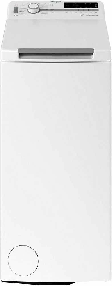WHIRLPOOL Viršutinė skalbimo mašina TDLR 7231BS EU 7kg, 1200 aps./min., D energijos klasė, Plotis 40 cm, Gylis 60 cm, Inverterinis variklis