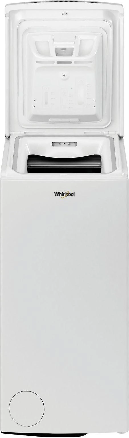 Whirlpool | Skalbimo mašina | TDLRBX 6252BS EU | Energy efficiency class B | Top loading | Skalbimo talpa 6kg | 1200 RPM | Gylis 60 cm | Plotis 40 cm | Ekranas | LED | Direct drive | Baltas