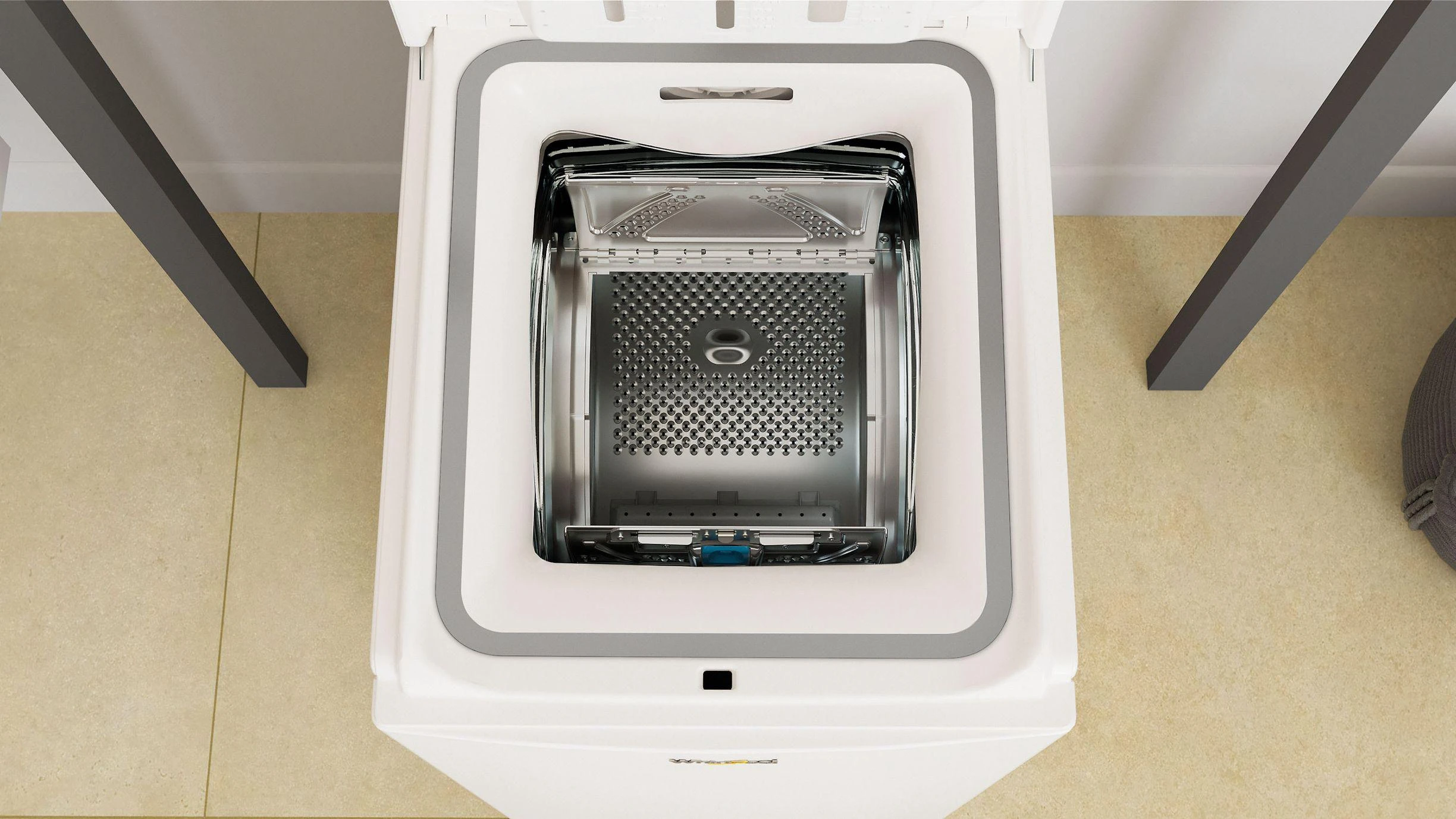 Whirlpool | Skalbimo mašina | TDLRBX 6252BS EU | Energy efficiency class B | Top loading | Skalbimo talpa 6kg | 1200 RPM | Gylis 60 cm | Plotis 40 cm | Ekranas | LED | Direct drive | Baltas