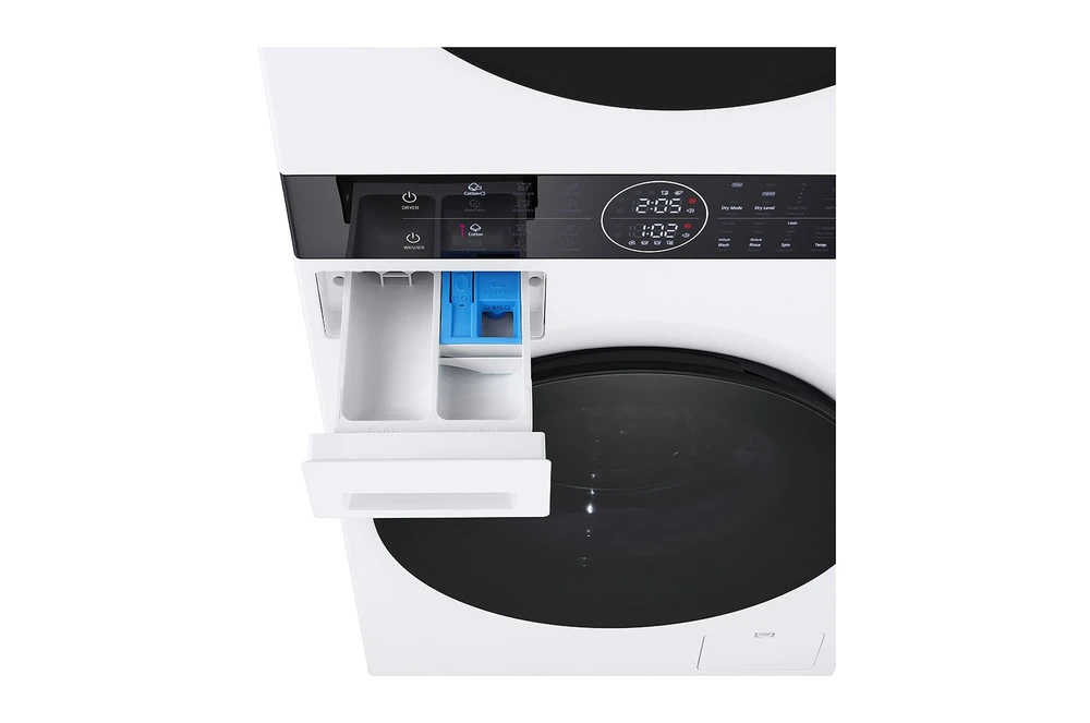 Skalbimo mašina Skalbyklė–džiovyklė LG WashTower™ WT1210WWF, 12/10 kg, 1400 aps./min, Steam™, TurboWash™360, ThinQ™ Wi-Fi