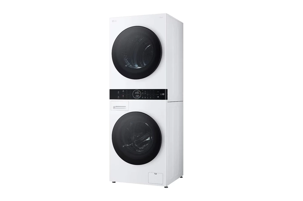 Skalbimo mašina Skalbyklė–džiovyklė LG WashTower™ WT1210WWF, 12/10 kg, 1400 aps./min, Steam™, TurboWash™360, ThinQ™ Wi-Fi