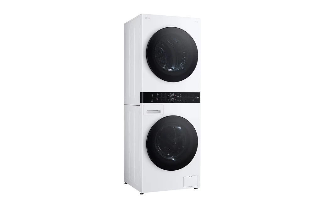 Skalbimo mašina Skalbyklė–džiovyklė LG WashTower™ WT1210WWF, 12/10 kg, 1400 aps./min, Steam™, TurboWash™360, ThinQ™ Wi-Fi