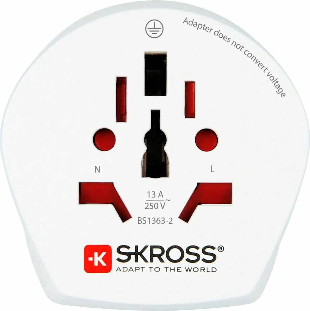 SKROSS Combo Country Adapteris World Australia/China (10A) kelioninis adapteris 1500210-E