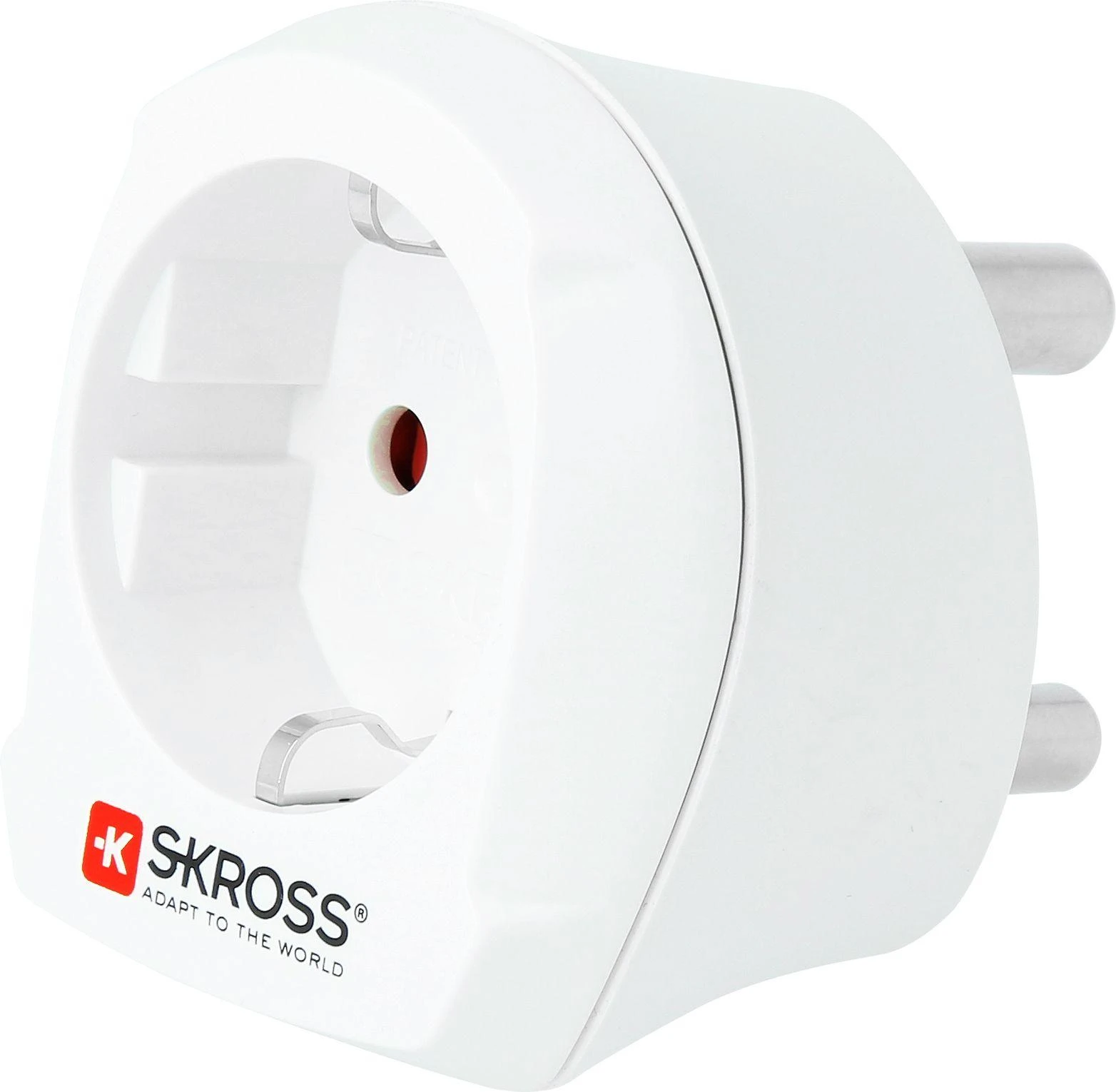Skross kelioninis adapteris - šoninis kampas